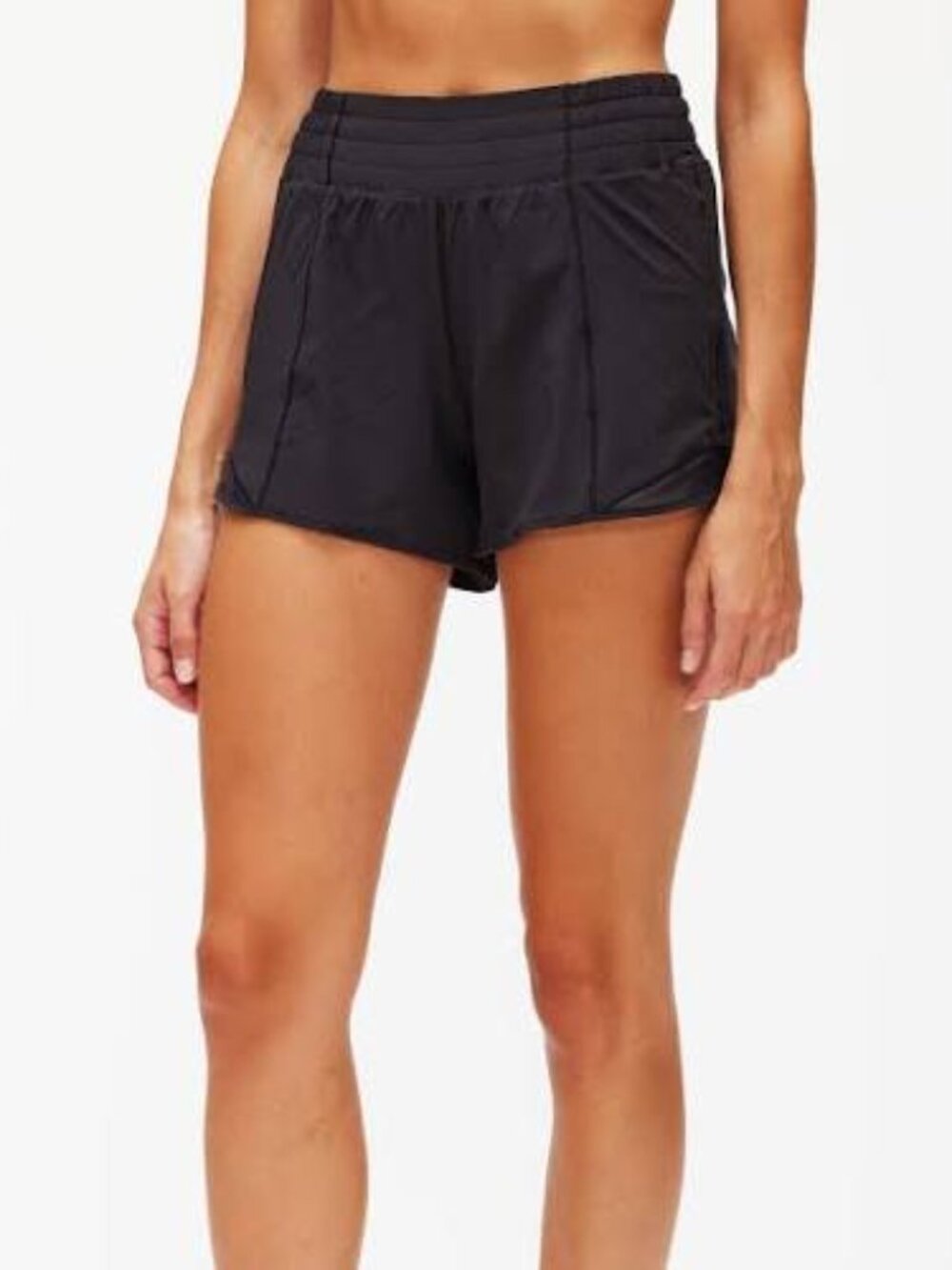 Lululemon Hotty Hot High-Rise Lined Short 4" Black